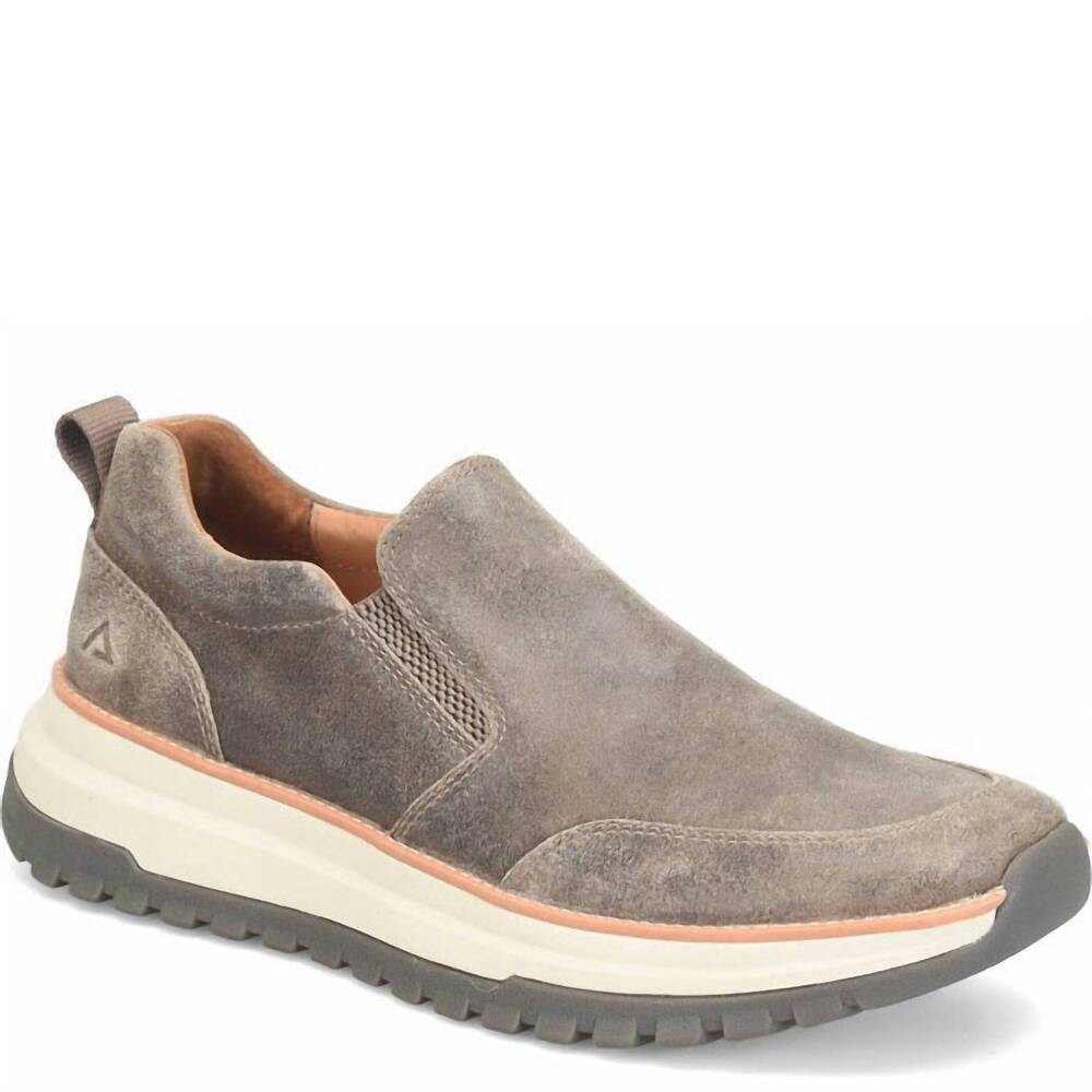 NEW ALIGN men's buckley slip-on sneaker in cashmere